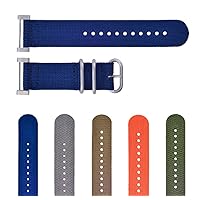 New Suunto Core Nylon Diver Watch Band Strap With Lugs Adapter Set 3 Steel Ring