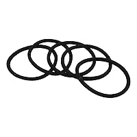 Set of 5 black rubber ring MOKUBA (japan import)