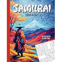Samurai Sudoku Puzzles: A Brain Games Book for Adults and Beginners With 5-in-1 Grids Creating 100 Easy Mind Exercises. One Puzzle Per Page in Large Print.