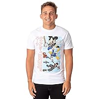 Kingdom Hearts Video Game Men's Kanji Mickey Donald Sora T-Shirt