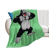 Awesome Kingkong Comfy Fleece Blanket Home Decor Soft Warm Sofa Bed Living Room Outdoor Picnic