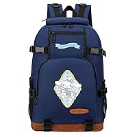 Cinnamoroll Large Capactiy Backpack-Anime Laptop Daypack with Frontal Pocket Water Proof Knapsack