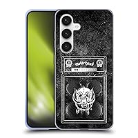 Head Case Designs Officially Licensed Motorhead Amp Stack Key Art Soft Gel Case Compatible with Samsung Galaxy S24 5G
