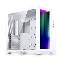 (MG-NE620QI_DWT02) NEO Qube 2 IM, Dual Chamber ATX Mid-Tower, Digital-RGB Infinity Mirror Front Panel, Front I/O USB Type C, Tempered Glass Panels, White