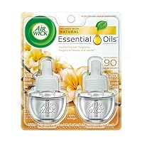 plug in Scented Oil 2 Refills, Cold Stone Creamery Vanilla Bean , (2x0.67oz), Essential Oils, Air Freshener