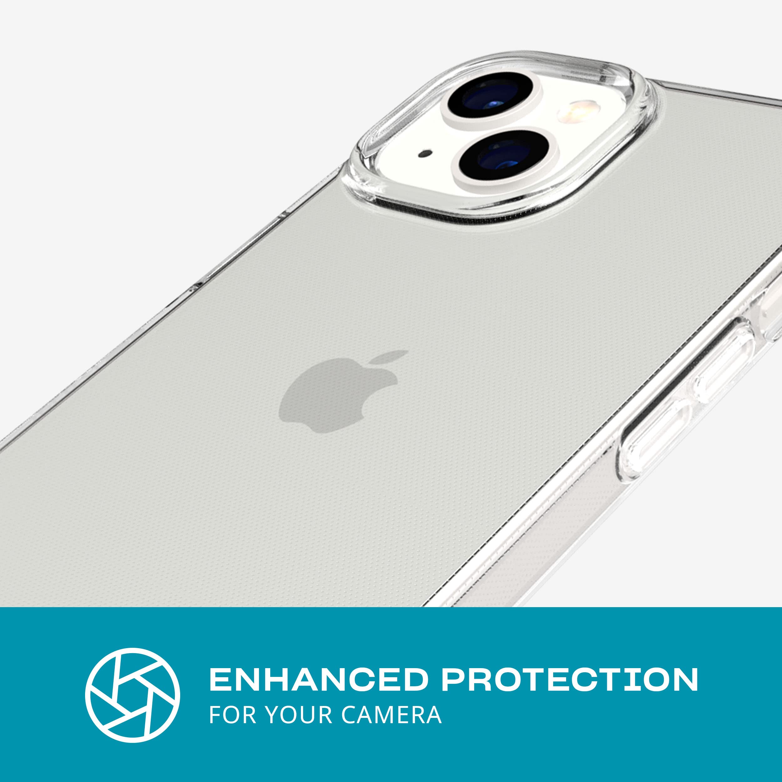 tech21 iPhone 14 Evo Lite – Thin and Clear Shock-Absorbing Phone Case with 8ft Multi-Drop Protection