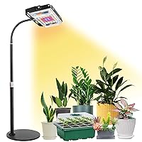 LBW Grow Light for Indoor Plants, Full Spectrum Desk LED Plant Light, Small Grow Lamp with On/Off Switch, Height Adjustable, Flexible Gooseneck, Ideal for Indoor Growth
