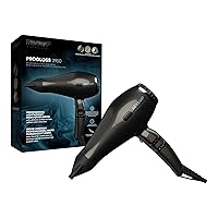 Revamp Progloss Featherlite Ultra X Hair Dryer – Ionic Hair Dryer with 2 Speeds & 4 Heat Settings, Compact & Ultra Lightweight – Includes 2 Smoothing/Styling Attachments & Progloss Super Smooth Oils