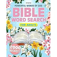 Powerful Words Of God Bible Word Search For Adults: 2000 Words in 100 Puzzles Large Print Bible Wordfind Activity Book | Inspirational NIV Bible Verses For Women, Seniors Christmas, Easter Gifts Powerful Words Of God Bible Word Search For Adults: 2000 Words in 100 Puzzles Large Print Bible Wordfind Activity Book | Inspirational NIV Bible Verses For Women, Seniors Christmas, Easter Gifts Paperback