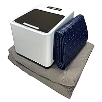Cold Flash Sleep Cooling System. Compressor Chilled Water Mattress Topper for Athletes, Post-Op Patients, Menopausal or Pregnant Women and Those Who Experience Night Sweats. Affordable Pad