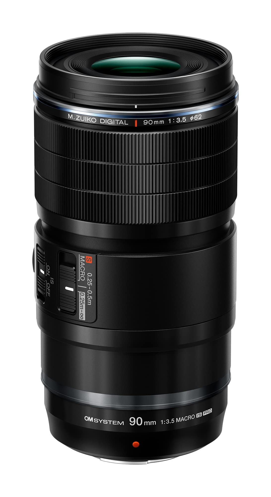 OM Digital Solutions OM System M.Zuiko Digital ED 90mm F3.5 Macro is PRO for Micro Four Thirds System Camera, Weather Sealed Design, MF Clutch, Fluorine Coating, Compatible with Teleconverter