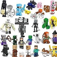 29Pack Figures Building Blocks Kit, Anime Character Kits Collection Display Toy Set for Kids, Game Fans Combat Figures Toy