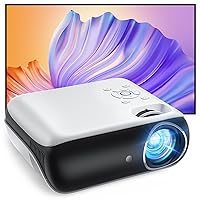 Projector, Native 1080P Bluetooth Projector with 100