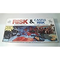 Risk / Castle Risk Board Game 2 Board Games in 1