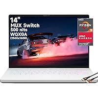Asus ROG Zephyrus 14” WQXGA 120Hz Gaming Laptop – AMD Ryzen 9 6900HS– Radeon RX 6700S-Window 11 Home，with HDMI Cable (40GB RAM | 2TB PCIe SSD)