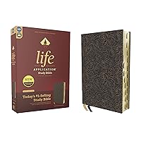 NIV, Life Application Study Bible, Third Edition, Bonded Leather, Navy Floral, Red Letter, Thumb Indexed NIV, Life Application Study Bible, Third Edition, Bonded Leather, Navy Floral, Red Letter, Thumb Indexed Bonded Leather