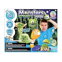 PlayMonster Science4you - Monster Factory - 13 Scary and Slimy Experiments to Learn About Science - Fun, Education Activity for Kids Ages 8+