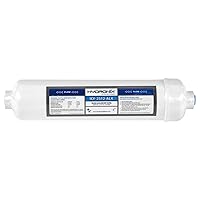 Hydronix HX-ICF-2512-ALK Alkaline Remineralization & pH Inline Water Filter Fits Any RO Drinking Systems, 1/4