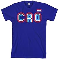 Threadrock Men's Croatia Athletic Retro Series T-Shirt