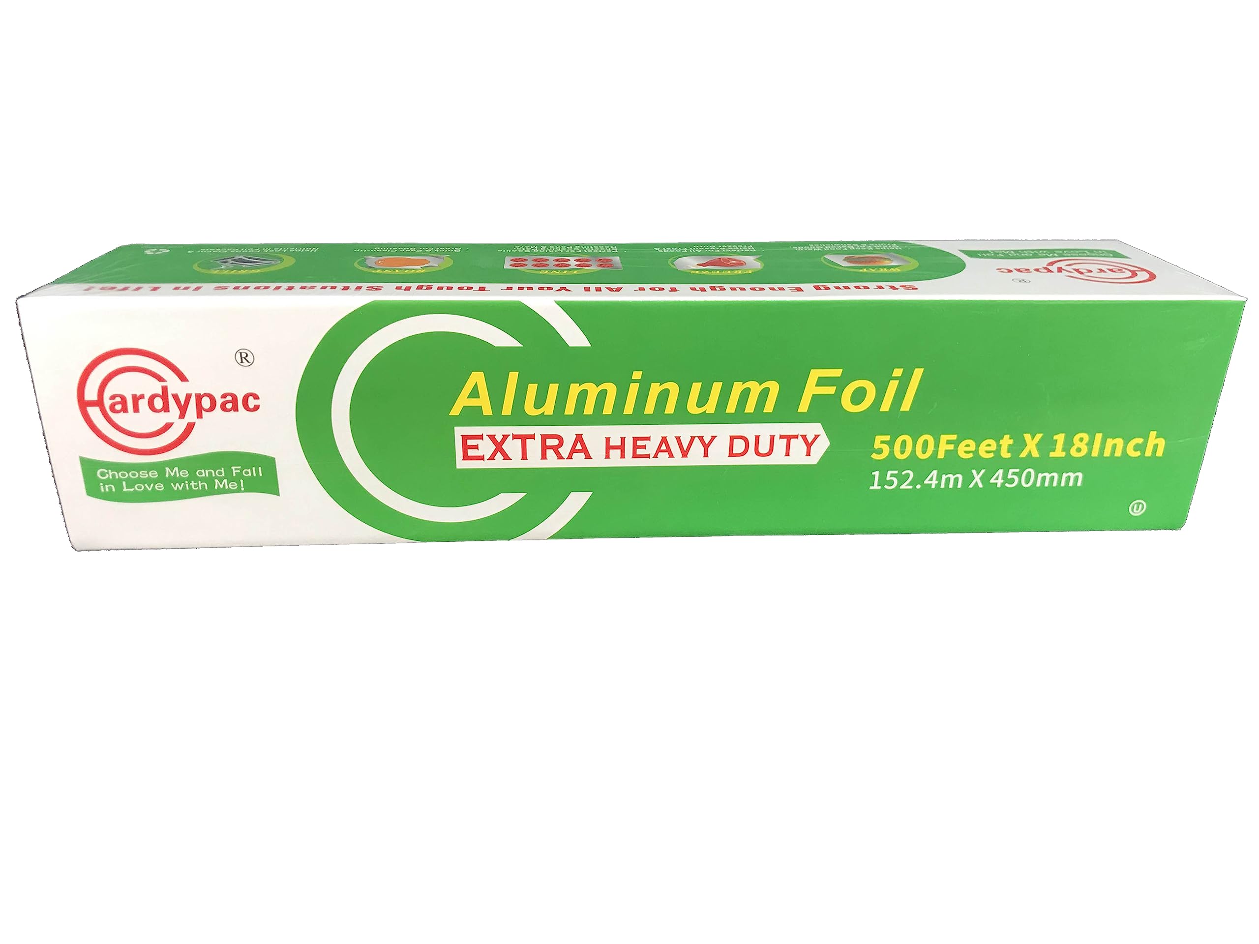 Hardypac Superior Extra Heavy Duty Aluminum Foil Roll, 18