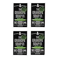 Grandpas Soap, Pine Tar, 3.25 OZ (4 pack)