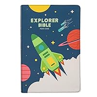 CSB Explorer Bible for Kids, Blast Off LeatherTouch, Red Letter, Full-Color Design, Photos, Illustrations, Charts, Videos, Activities, Easy-to-Read Bible Serif Type CSB Explorer Bible for Kids, Blast Off LeatherTouch, Red Letter, Full-Color Design, Photos, Illustrations, Charts, Videos, Activities, Easy-to-Read Bible Serif Type Imitation Leather