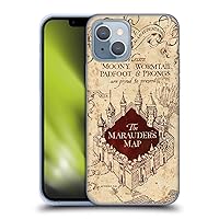 Head Case Designs Officially Licensed Harry Potter The Marauder's Map Prisoner of Azkaban II Soft Gel Case Compatible with Apple iPhone 14