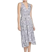 Rachel Roy Womens Floral A-Line Dress