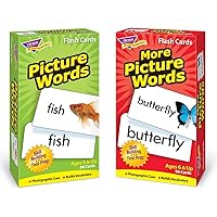 Trend Enterprises Inc T-53906 Picture Words Skill Drill Flash Cards Assortment