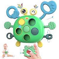 Baby Montessori Toys for 1 Year Old Boy Birthday Gifts,Toddler Sensory Travel Essentials Airplane Car Seat Toys, Fine Motor Skills Pull String Toy for One Year Old Boy Girl 18 Month