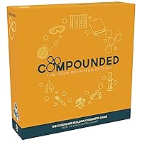 Greater Than Games | Compounded: The Peer-Reviewed Edition | Science Strategy Board Game | Worker Placement & Hand Management | 2 to 5 Players | 45 Minutes | Ages 14+