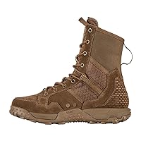 5.11 Tactical Men’s A/T All-Terrain 8-inch Military Style Boots for Snow, Hiking, Work – Non-Zip, Water-Resistant, Style 12422