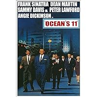 Vintage Rat Pack Dean Martin Frank Sinatra Movie Poster Oceans 11-18x24