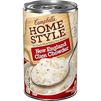 Campbell’s Homestyle Soup, New England Clam Chowder, 18.8 Oz Can (Pack of 4)
