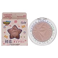 Rude Cosmetics Manga Collection Twinkle Twinkle Highlighter - Sawa-Chans Heart Highlighter Women 0.14 oz