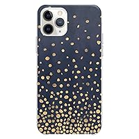 TPU Case Compatible for iPhone 15 Pro Max Slim fit Golden Drops Woman Girls Flexible Silicone Print Art Beautiful Pattern Design Phone Cute Soft Clear Star