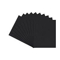 Crescent Colored Mat Board, 20 x 32 Inches, Smooth Black 921A, Pack of 10 - 405225