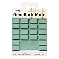 Omnigrid OmniRack, Mini Ruler Storage Rack, Mint Green