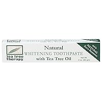 Tea Tree Therapy Natural Whitening Toothpaste, 3 Ounce