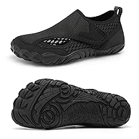 XIHALOOK Water Shoes for Kids Boys Girls Wide Toe Barefoot Quick Dry Beach Swim Pool Aqua Sports Shoes