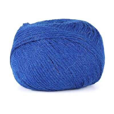 100% Alpaca Yarn Wool Set of 3 Skeins DK Worsted Weight - Heavenly Soft and  Perfect for Knitting and Crocheting (Steel Blue, DK/Worsted)