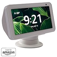 Made for Amazon Tilt + Swivel Stand in White, for the Echo Show 8