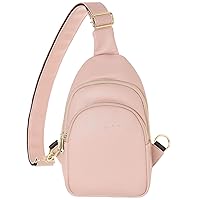 AOCINA INICAT Small Sling Bag Crossbody Vegan Leather Fanny Packs for Women Women Fashionable Chest Bag for Travel