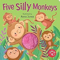 Squeak Me!: Five Silly Monkeys: Squeaky Plush Board Book