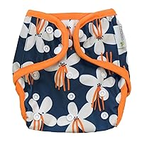 OsoCozy One Size Reusable Cloth Diaper Covers - Adjustable Snap Fit & Double Leg Gussets. Fits Babies from 8-35 Pounds.