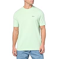 Men's Contrast Logo Cotton Stretch T-Shirt