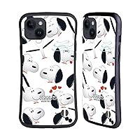 Head Case Designs Officially Licensed Peanuts Snoopy Character Patterns Hybrid Case Compatible with Apple iPhone 15 Plus
