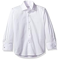 Isaac Mizrahi Boy's French Cuff Cotton Shirt