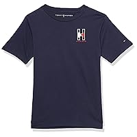 Tommy Hilfiger Boys' Short Sleeve Matt H Crew Neck T-Shirt