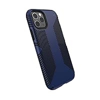 Speck Products Presidio Grip iPhone 11 Pro Case, Polycarbonate (PC), IMPACTIUM,Slim Fit,Coastal Blue/Black (129892-8531)